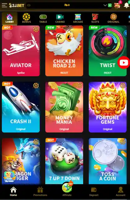 2J Bet Game Latest Version